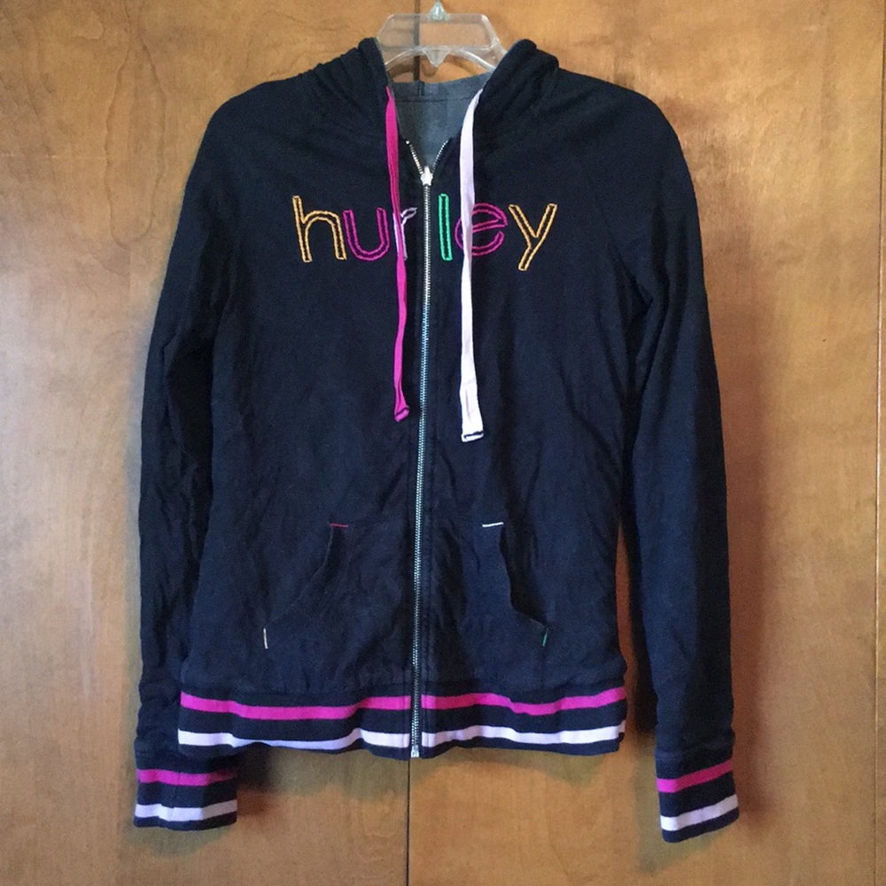FINAL PRICE Hurley Reversible women’s zip-up hoodie